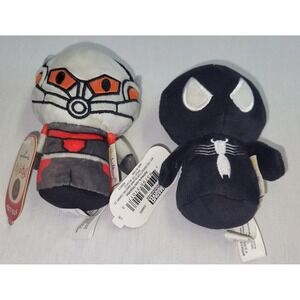 Hallmark Itty Bittys Marvel Ant-Man Spider-Man Black Suit Plush Set NWT 4"